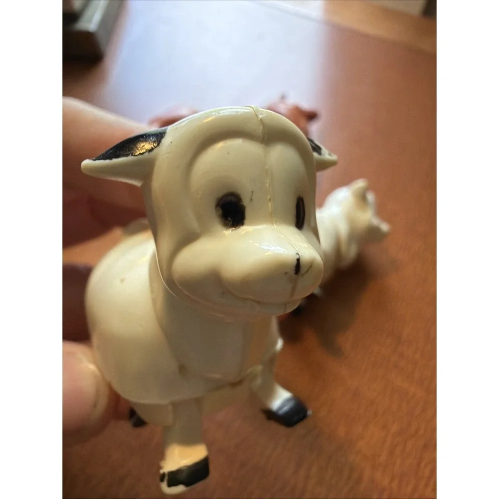 Vintage Playskool Lil Playmates Dog Collie Sheltie Red Brown‎ and Sheep 1970s